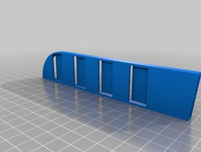 il mio personalizzato parametrico coltello da cucina con guaina macellaio pranzo 3d print model - Mito3D