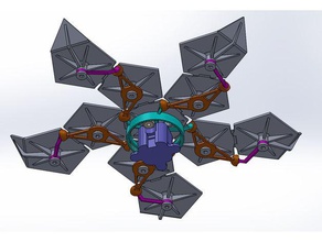 dodecahedral gripper robotics 3d print model - Mito3D