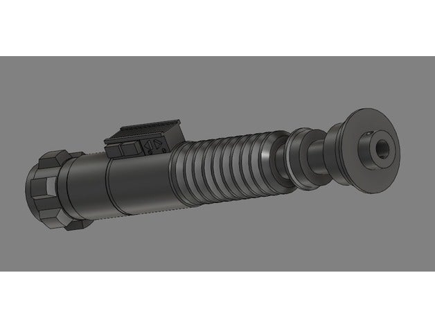 lightsaber hilt luke skywalker props 3D print model - Mito3D