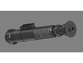 Lichtschwert-Griff luke skywalker Requisiten Lichtschwert Griff 3d print model - Mito3D