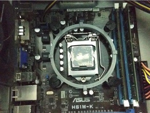 lga 1155 processeur support du ventilateur ordinateur intel 3d print model - Mito3D