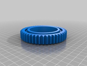47 zahn 2 mod spur gearmy angepasste Zahnräder engineering 3d print model - Mito3D