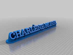 cha1 office personalizzato 3d print model - Mito3D
