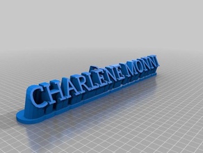 cha2 office personalizzato 3d print model - Mito3D