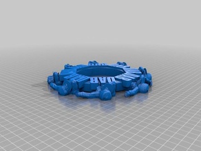 dab giratório mecânico brinquedos bata-os fidget mão yeet 3d print model - Mito3D
