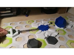 gravitrax kompatibel Rampe mechanisch ist - Spielzeug kugelbahn Marmor Kugelbahn 3d print model - Mito3D
