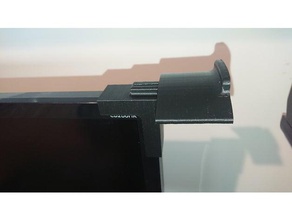 headset mount monitor audio holder 3d print model - Mito3D