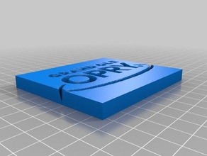 grand ole opry logo 3d baskı 3d print model - Mito3D