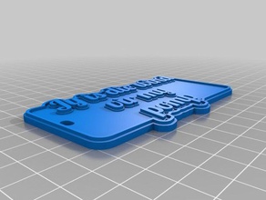 jy die rüzgar Anahtarlık özelleştirilmiş 3d print model - Mito3D