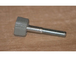 thumbscrew m6 bolt parts 3d print model - Mito3D