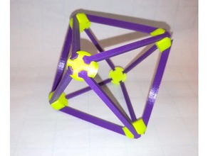 make your own platonic octahedron snap math art geometry solid 3d print model - Mito3D