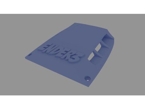ender 3 de la tapa del ventilador dos caras 3d impresora accesorios 3dprint 3dprinter Impresora barra fresco refrigeración creality ender3 sistema 3d print model - Mito3D