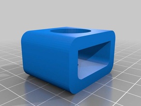 pc almacenamiento del pie adaptador riel oficina 3d print model - Mito3D