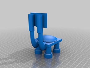 fauteuil confortable 3d l'impression 3d print model - Mito3D
