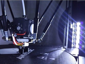 led de luz fundo 3d a impressora os acessórios anycubic kossel plus tira modding 3d print model - Mito3D