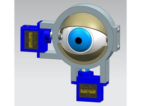 animatronique de l'œil la robotique 3d print model - Mito3D