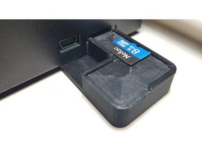 sd-card-insertioner ender 3 d de la impresora partes 28mm creality 3d print model - Mito3D
