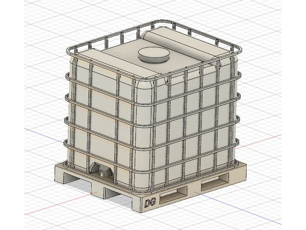 1 14 ıbc tank 3D print model - Mito3D