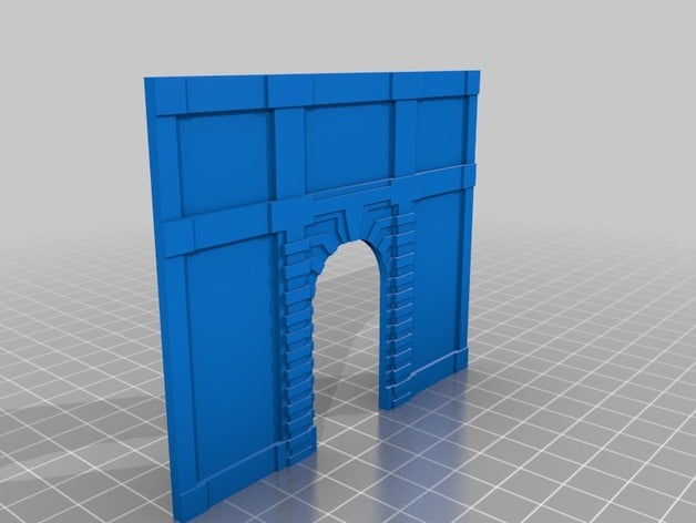 la porte coch&egravere des bâtiments les structures à l'échelle ho 3D print model - Mito3D