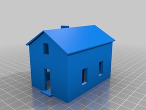 maison garde plm des bâtiments les structures de l'architecture à l'échelle ho train 3d print model - Mito3D