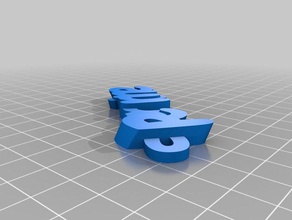 perrine Schlüsselanhänger angepasst 3d print model - Mito3D