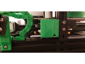 paso a de compuerta en caso ender 3 pro 3d la impresora partes silencio silenciador eje 3d print model - Mito3D