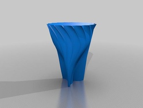 Beinen vase durchsucht Replikate autodesk fusion 360 Dekorative spiral vase-Modus 3d print model - Mito3D