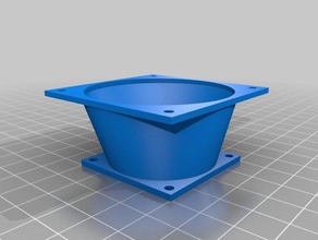 60mm 40mm fan duct Ecke ausgerichtet 3d Drucker - Zubehör adimlab 3d print model - Mito3D