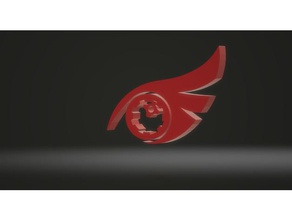 emblem qrow rwby other symbol 3d print model - Mito3D