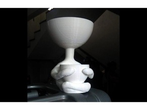 flower pot holding decor decoration decorative vase home household plant 3d print model - Mito3D