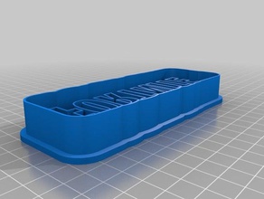 fortnite texto cortador de cookie vídeo jogos 3d print model - Mito3D