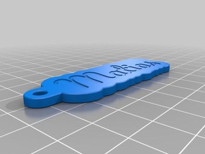 mati solo doble keychains customized 3d print model - Mito3D
