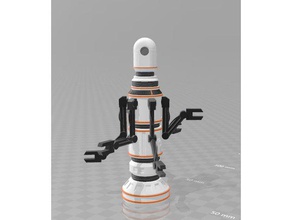 star wars solo droid action figure da1-4xb adminimech toy game accessories