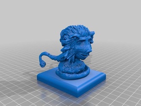 rastgele hayvan adam büstü heykeller 3d print model - Mito3D