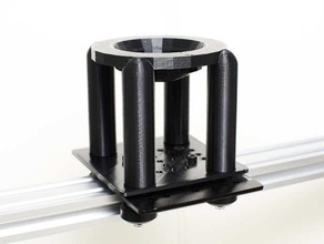 hi-hat 75mm bowl camera mount photography tripod videography 3d print model - Mito3D