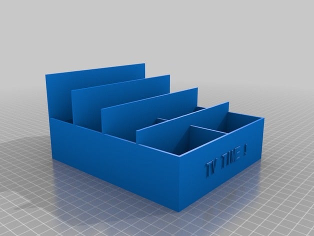 my customized remote holder containers 3D print model - Mito3D