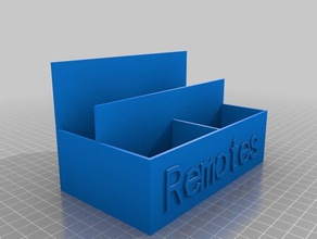 meine angepassten remote-Halter 2 Container 3d print model - Mito3D