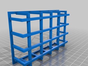 basket tool holders boxes cage mesh holder storage wire 3d print model - Mito3D