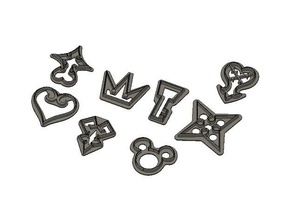 kingdom hearts cookie cutters games cookies gaming keyblade kingdomhearts wargaming 3d print model - Mito3D