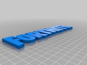 fortnite texte vidéo jeux 3d print model - Mito3D