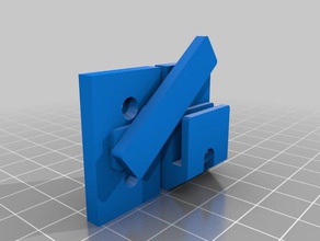cierre 3d de la impresora partes 28mm cabina cerradura 3d print model - Mito3D