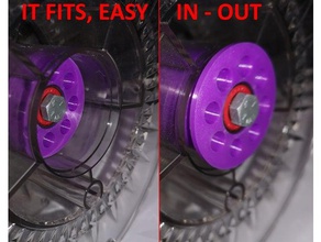 filament holder ball bearings 3d printer accessories spool 3d print model - Mito3D