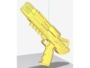 star malice pistol hobby 3d print model - Mito3D