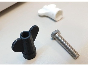 fluegel13 13mm toilet seat screw nut driver hand tools screwdriver 3d print model - Mito3D