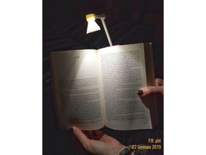 booklight organization led light 3d print model - Mito3D
