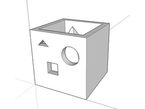 bordo underextrusion cubi di prova 3d la stampa i test creality ender 3 3d print model - Mito3D