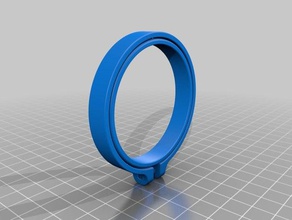 embroidery ring art 3d print model - Mito3D