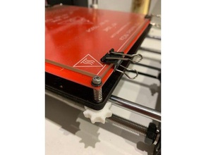 i3 pro hotbed wheel leveler one-hand 3d printer parts 3d print model - Mito3D