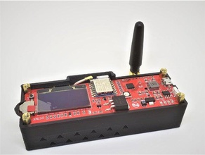 dstike wi-fi deauther oled v4 caso eletrônica 3d print model - Mito3D
