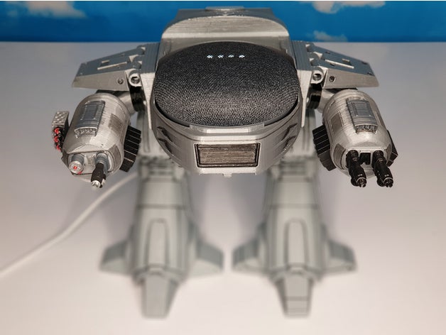 google home mini ed-209 robocop geändert 3d drucken 3D print model - Mito3D